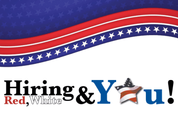 2024 Hiring Red, White and You
