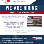 TVC Employer Showcase Flyer